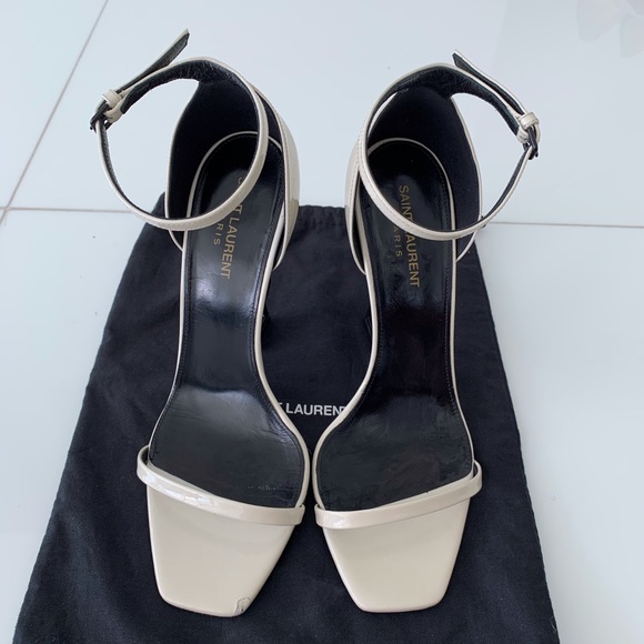 YSL White Opyum Sandals - Picture 3 of 8